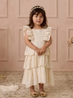 Lilibet Dress, Ivory
