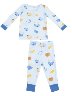 Long Sleeve Loungewear Set, Hanukkah