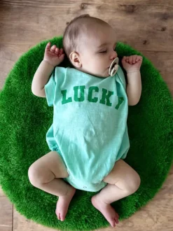 Lucky / Organic Graphic T-Shirt Bubble