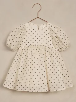 Luna Dress, Flocked Daisy