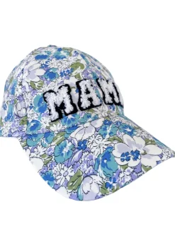MAMA Adult Baseball Hat, Iris Floral