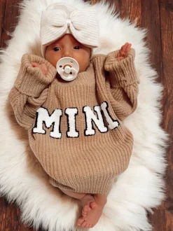 Mini Knit Sweater, Rustic