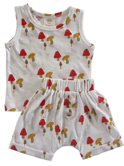 Mushroom / Organic Tank & Short Set