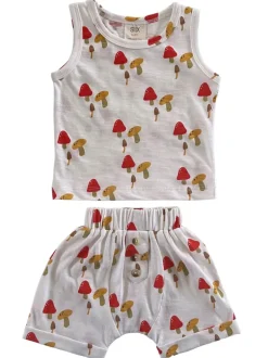 Mushroom / Organic Tank & Short Set