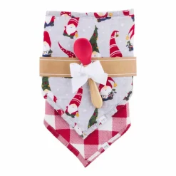 Muslin Bib & Spoon Set, Gnome