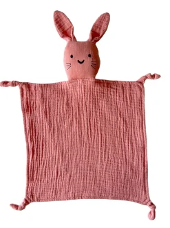 Muslin Bunny Lovey, Rose
