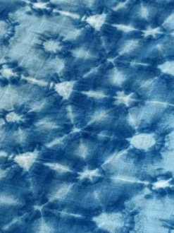 Muslin Changing Pad Cover, Indigo Tie Dye