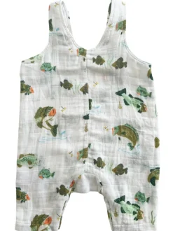 Muslin Overall, Bass Fishing