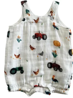 Muslin Overall Shortie, Tractors