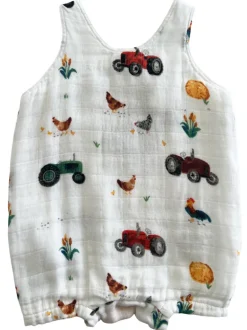 Muslin Overall Shortie, Tractors