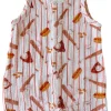 Muslin Shortie Romper, Baseball Game