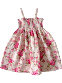 Muslin Smocked Tube Dress, Country Daydream