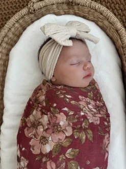 Muslin Swaddle, Woodrose