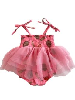 Muslin Tutu Bubble, Baseball Pink