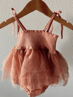 Muslin Tutu Bubble, Dusty Rose