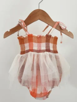 Muslin Tutu Bubble, Harvest Plaid