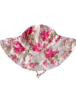 Muslin Wide Brim Sunhat, Country Daydream