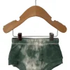 Organic Cotton Waffle Shorts, Matcha Tie Dye