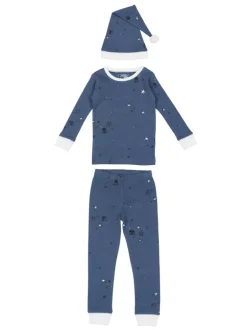 Organic Holiday Lounge & Cap Set, Silent Night
