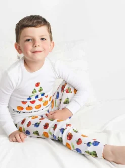 Organic Kids Long Sleeve PJ Set, Still Hungry