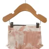 Organic Waffle Ruffle Bloomer, Pink Lemonade Tie Dye
