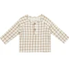 Organic Zion Shirt, Cinnamon Plaid