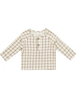 Organic Zion Shirt, Cinnamon Plaid