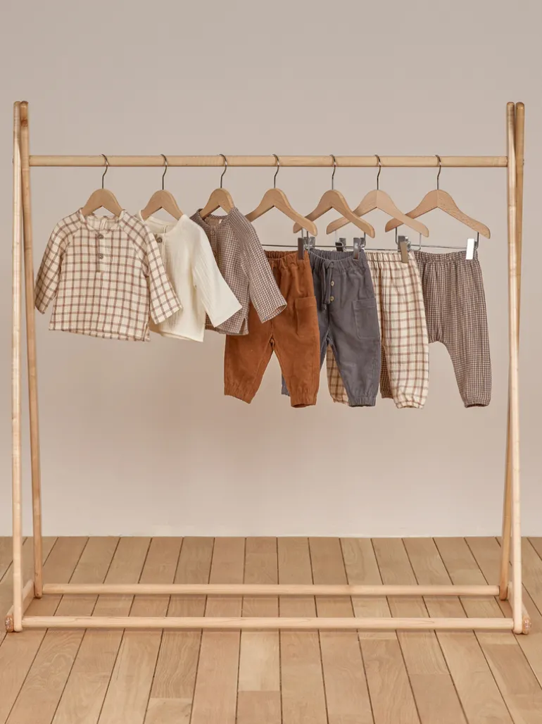 Organic Zion Shirt, Cinnamon Plaid
