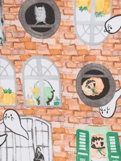 Organic Zip Footie, Haunted Castle