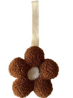 Pacifier Lovey, Brown Flower