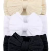 3-Pack Cable Bows, Cream/White/Black