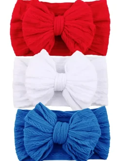 3-Pack Cable Bows, Red/White/Blue