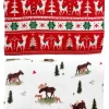 2-Pack Muslin Swaddles, Vintage Deer/Moose