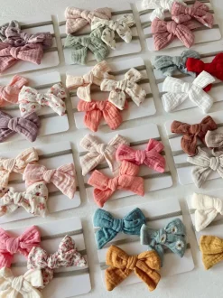 3-Pack Nylon Bows, Bella