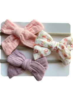3-Pack Nylon Bows, Charlotte