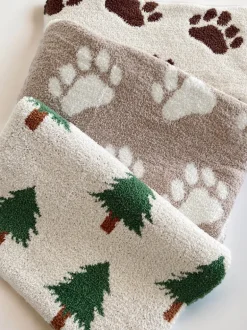 Phufy® Bliss Blanket, Cocoa Bear Paw