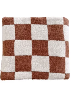 Phufy® Bliss Checker Sofa Blanket, Nutmeg