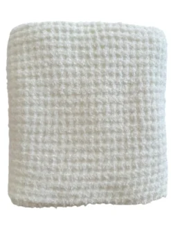 Phufy® Bliss Waffle Blanket, White