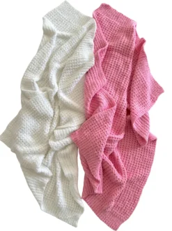 Phufy® Bliss Waffle Blanket, White