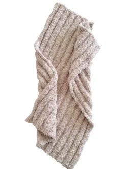 Phufy® Bliss Wave Mini Blanket, Bisque
