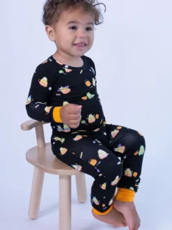 2-Piece Lounge Wear Set, Candy Corn