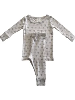 2-Piece Set, Natural/Black Geo