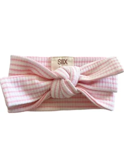 Pink Stripe / Organic Ribbed Bow