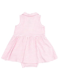 Polo Collar Bodysuit Dress, Golf Applique