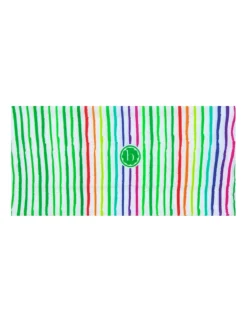 Printed Knot Bow, Lucky Stripe