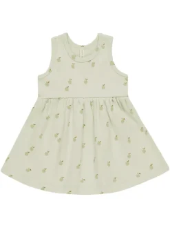 Ribbed Tank Dress + Bloomer, Apples