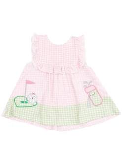 Ruffle Top & Bloomer, Golf Applique