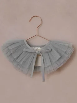 Ruffle Tulle Collar, Powder Blue