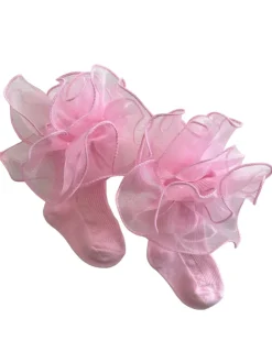 Ruffle Tutu Socks, Pink