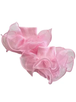 Ruffle Tutu Socks, Pink